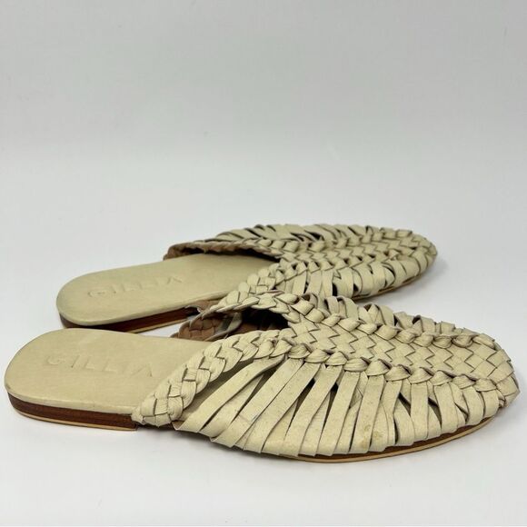 Free People Gillia Woven Slides - Picture 2 of 8
